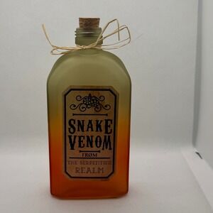 Halloween Snake Venom Bottle Prop Apothecary Decor